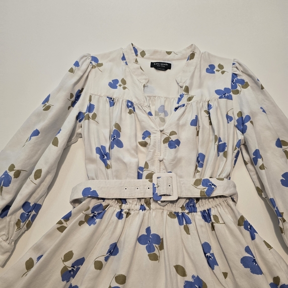 Kate Spade New York Painterly Bouquet Shirt Dress - Picture 4 of 13
